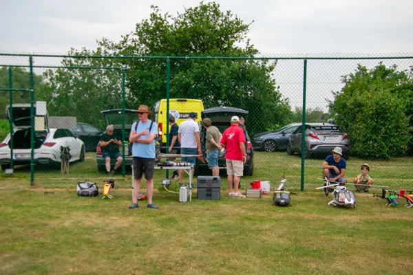 Drukte aan de pits tijdens de opendeurdag